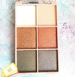 پالت سایه چشم 6 رنگ پروفشنال دودو گرل