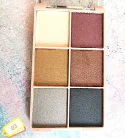 پالت سایه چشم 6 رنگ پروفشنال دودو گرل