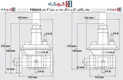 رگلاتور گازی دانگز (DUNGS) دنده ای سایز1