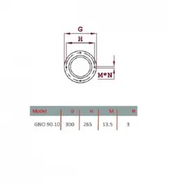 مشعل گازوئيل سوز گرم ایران مدل GNO 90/10
