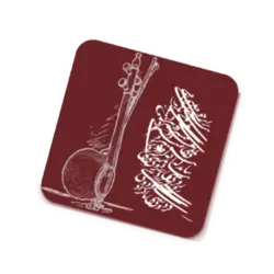خرید زیر لیوانی طرح کمانچه - فروشگاه و رسانه بازی کروکوگیم