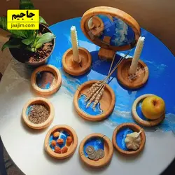هفت سین چوب و رزین مدل 1401 | جاجیم