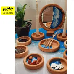 هفت سین چوب و رزین مدل 1401 | جاجیم