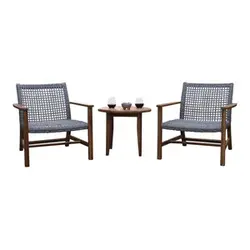 ست میز و صندلی 3 تکه ساج / حصیری ونیز | فروشگاه اینترنتی مبلمان ، دکوراسیون داخلی و صنایع دستی