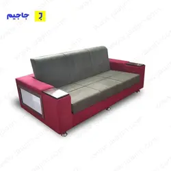 مبل تخت خواب شو دو نفره باکس دار پاندورا | جاجیم