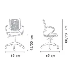 صندلی اپراتوری نظری مدل P230G | جاجیم