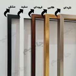 تابلو نقاشی خط زن زیبا با ماسک طلایی | ارسال رایگان