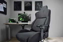 صندلی گیمینگ ریزر ایسکور Razer Iskur Dark Gray Fabric | جاجیم