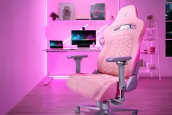 صندلی گیمینگ صورتی ریزر Razer Enki Quartz | جاجیم