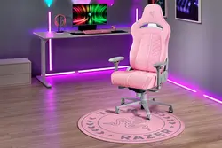 صندلی گیمینگ صورتی ریزر Razer Enki Quartz | جاجیم