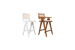 صندلی اپن چوبی بدون دسته ژانره | فروشگاه صندلی اپن جاجیم