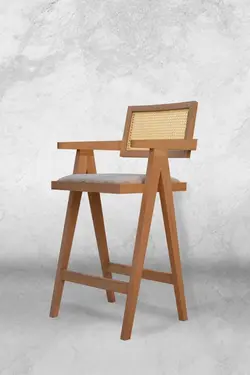 صندلی اپن چوبی دسته دار ژانره | فروشگاه جاجیم