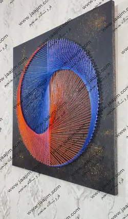 تابلو میخ و نخ فنگ شویی جاجیم مدل TMN-J002 | فروشگاه تابلو جاجیم