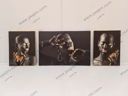 تابلو دکوراتیو انتزاعی سه تکه اکتشاف سنگ ها | ارسال رایگان