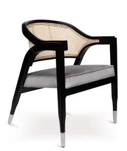 صندلی چوبی حصیری راشل | فروشگاه تخصصی صندلی جاجیم