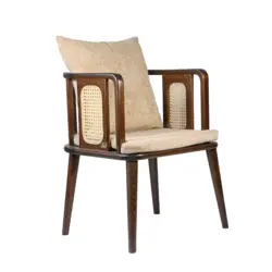 صندلی چوبی حصیری ارما | فروشگاه تخصصی صندلی جاجیم