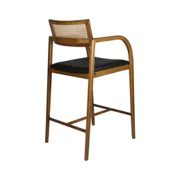 صندلی اپن چوبی دسته دار روبن | مرکز فروش صندلی اپن جاجیم