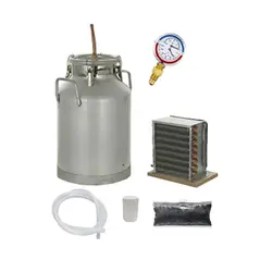 دستگاه تقطیر و عرق گیری 25 لیتر با خنک کننده برقی