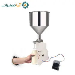 دستگاه پرکن مایعات رقیق و غلیظ hfm 02 | آریا تجهیزات