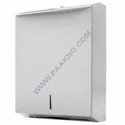 مخزن دستمال کاغذی استیل بزرگ A50 - پاکنو