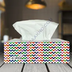 دستمال كاغذی جعبه ای تکلان 300 برگ (150 برگ دولا) بسته 36 عددی - پاکنو