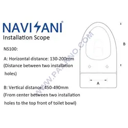 دستگاه روکش توالت فرنگی نویسانی NAVISANI مدل SMART 100