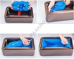 کاور کفش مکانیکی تی شکل T مدل SILVER - پاکنو