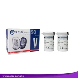 نوار تست قند خون کلور چک بسته ۵۰ عددی CLEVER CHEK