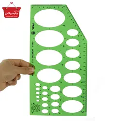 خط کش شابلون بیضی فابل به طول ۳۰ سانتی متر