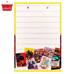 تخته شاسی طرح قهرمانان دلفین سایز A4 کد 1729