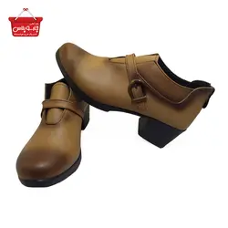 کفش گردویی زیپ دار زنانه مدل نسترن کد 1148