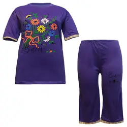 تاپ و شلوارک قواره دار زنانه بلوط کد 1383