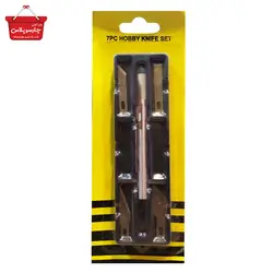 کاتر قلمی همراه با ۶ عدد تیغ یدکی کد 1633