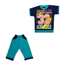 ست تی شرت و شلوار پسرانه کد 2942