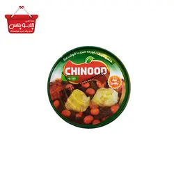 کنسرو خورشت قورمه سبزی با مرغ چینود مقدار 150 گرم