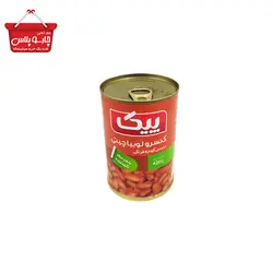 کنسرو لوبیا چیتی در سس گوجه فرنگی پیک مقدار 420 گرم