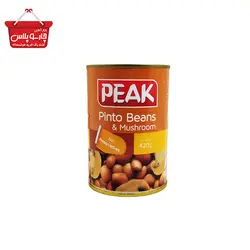 کنسرو لوبیا چیتی با قارچ پیک مقدار 420 گرم