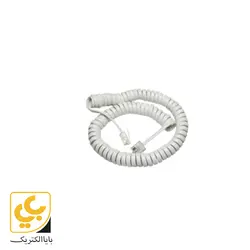 سیم فنری تلفن آریا_درجه1 - فروشگاه اینترنتی بایا الکتریک