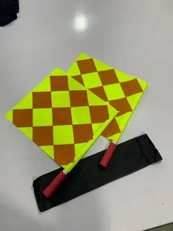 پرچم کمک داوری شطرنجی کیف دار