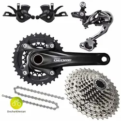 ست دنده شیمانو ۱۰ سرعته دئور Deore 10-speed Shimano gear set