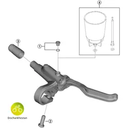 کیت هواگیرى ترمز دوچرخه شیمانو - نیم ست