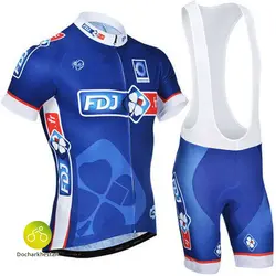 لباس دوچرخه سواری تیم اف دی جی FDJ team cycling jersey