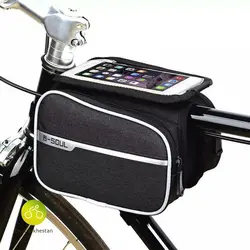 کیف خورجینی دوچرخه دارای هولدر موبایل مارک B-SOUL