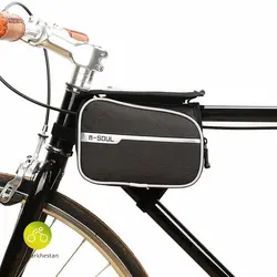 کیف خورجینی دوچرخه دارای هولدر موبایل مارک B-SOUL
