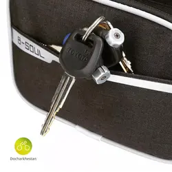 کیف خورجینی دوچرخه دارای هولدر موبایل مارک B-SOUL