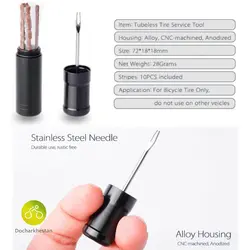 کیت پنچرگیری تیوبلس دوچرخه مارک Cycle world