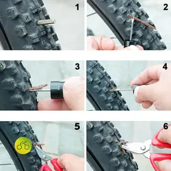 کیت پنچرگیری تیوبلس دوچرخه مارک Cycle world