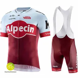 لباس دوچرخه سواری KATUSHA.Alpecin همراه ساق دست و پا