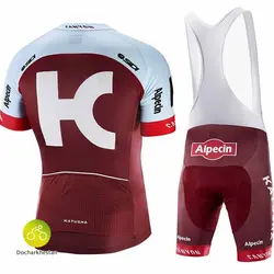 لباس دوچرخه سواری KATUSHA.Alpecin همراه ساق دست و پا
