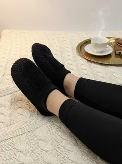 پاپوش بافتنی زنانه